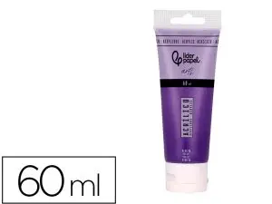 PEINTURE ACRYLIQUE LIDERPAPEL TUBE EN PLASTIQUE DE 60 ML    COLORIS VIOLET