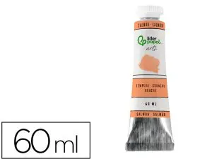 PEINTURE GOUACHE TEMPERA LIDERPAPEL TUBE EN ALUMINIUM  DE 60 ML COLORIS SAUMON