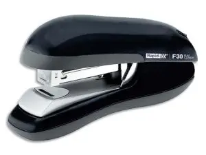 AGRAFEUSE RAPID FLATCLINCH F30 46X79X148MM 30 FEUILLES AGRAFES 24/6 ET 26/6 COLORIS NOIR