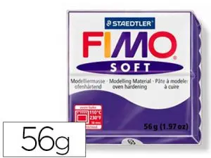 PÂTE À MODELER FIMO SOFT COLORIS PRUNE PAIN 57G