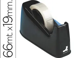 DÉVIDOIR Q-CONNECT MIXTE ÉCONOMIQUE RECTANGULAIRE RUBAN ADHÉSIF 19MMX33M OU 19MMX66M