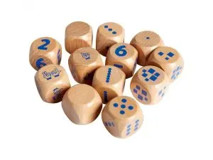 DES MATHEMATIQUES NATHAN DES DE 1 A 6 LOT DE 12