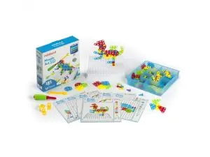MOSA C ART MINILAND PLASTIQUE SOUPLE A FIXER SUR LE SUPPORT 180 PIECES GEOMETRIQUES 12    CARTES D ACTIVITES 1
