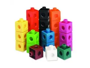 ATELIER CUBE LEARNING RESOURCES UNICUBES 2 CM PLASTIQUE 500 CUBES A ASSEMBLER ET 1 GUIDE