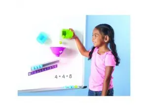 SUPPORTS ET TABLEAUX MAGNETIQUES LEARNING RESOURCES MACHINE A ADDITIONS MAGNETIQUE 2 GOBELETS 1