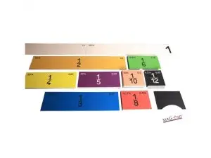 FRACTIONS WISSNER ATELIER BANDES DE FRACTIONS MAGNETIQUES 51 PIECES 100X90 CM