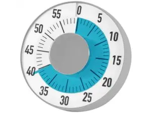 MESURE DU TEMPS EDUPLAY MINUTEUR JUSQU A 60 MINUTES   SOCLE ET SUPPORT D ACCROCHE