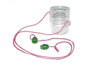 MATERIEL D OBSERVATION EDUPLAY BOITE LOUPE PETIT     MODELE PLASTIQUE FICELLE ET   VERROU DE SECURITE