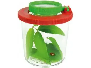 MATERIEL D OBSERVATION EDUPLAY BOITE LOUPE GRAND     MODELE QUADRILLAGE 5 MM       TAILLES DES ANIMAUX PLASTIQUE