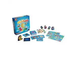 FRANCAIS GIGAMIC SYLLABUS JEU DE COURSE ET DE VOCABULAIRE 49 IMAGES 5 GRILLES 4 PIONS 2 A 4 JOUEURS