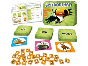 APPRENDRE A LIRE ET A ECRIRE COCKTAIL GAMES SPEEDODINGO ORTHOGRAPHE JEU DE LETTRES NIVEAUX CP A CE2 110 CARTES