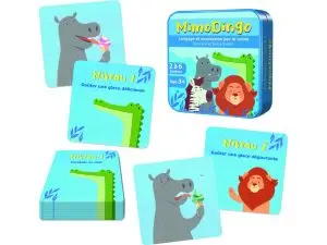 APPRENDRE A LIRE ET A ECRIRE COCKTAIL GAMES MIMODINGO MIME EXPRESSION ORALE 40 CARTES ET 1 LIVRET