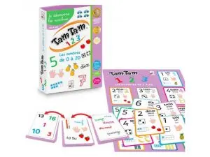 JOUER AVEC LES CHIFFRES AB LUDIS TAM TAM 1 2 3 DECOUVERTE DES NOMBRES DE 0 A 20 3 JEUX