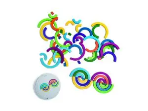 SPATIALISATION SMART GAMES SPEED BOWS COMBINAISON DE CONSCIENCE SPATIALE 64 DEMI CERCLES ET 40 CARTES MODELE