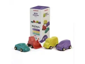 4 VEHICULES 9CM ECO FRIENDLY MINILAND
