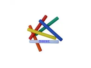 COURSE FIRST LOISIRS BATONS DE RELAIS MONOBLOCS AVEC      BOUTS ARRONDIS LOT DE 6       COLORIS ASSORTIS