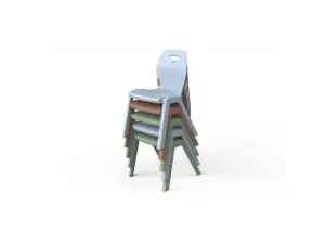 CHAISE MIRPLAY INA ERGONOMIQUEPP EMPILABLE ENFANT TAILLE 2  COLORIS ALEATOIRE LOT 5 UNITES