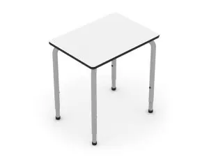 TABLE MIRPLAY CARREE METAL 68X50CM PRIMAIRE A LYCEE