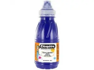 ENCRE A DESSINER CLEOPATRE DILUABLE A L EAU              MULTISUPPORTS FLACON DE 250   ML COLORIS VIOLET