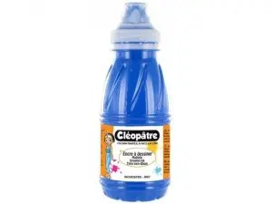 ENCRE A DESSINER CLEOPATRE DILUABLE A L EAU              MULTISUPPORTS FLACON DE 250   ML COLORIS BLEU CLAIR