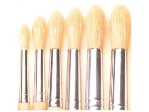 BROSSE RONDE O'COLOR POILS SOIE BLANCHE N 22 UTILISATION SCOLAIRE LOT 10 UNITES