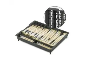 COMPARTIMENT POUR BAC DE RANGEMENT POLYPROPYLENE 10    EMPLACEMENTS ENVIRON 150      PINCEAUX