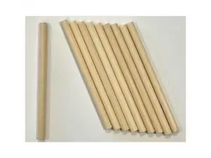 BATONNET GRATTAGE CLEOPATRE EN BOIS ADAPTE A LA MAIN 98X6MM LOT DE 10 UNITES