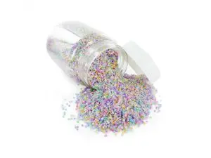 PERLE DE ROCAILLE INNSPIRO 2.5MM COLORIS NACRES ASSORTIS BOCAL DE 500G