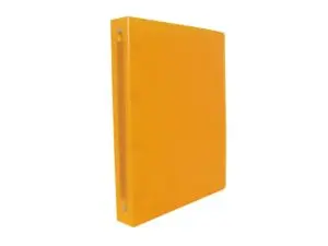 CLASSEUR SOUPLE 4 ANNEAUX POLYPRO OFFICE PLAST 32X26,8 CM DOS 40MM COLORIS ORANGE