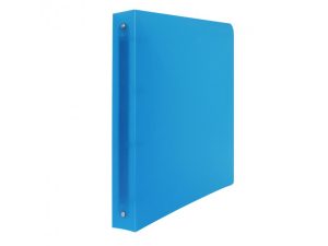 CLASSEUR SOUPLE 4 ANNEAUX POLYPRO OFFICE PLAST 32X26,8 CM DOS 40MM COLORIS BLEU