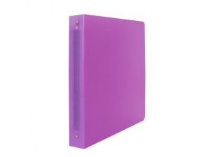 CLASSEUR SOUPLE 4 ANNEAUX POLYPRO OFFICE PLAST 32X26,8 CM DOS 40MM COLORIS VIOLET