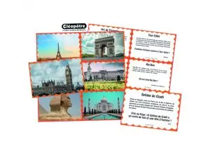 BON POINT CLEOPATRE PHOTOS MONUMENTS 9X6CM LOT DE 120 UNITES