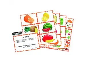 BON POINT CLEOPATRE IMAGES ALIIMENTS FRUITS LEGUMES 9X6CM LOT DE 120 UNITES