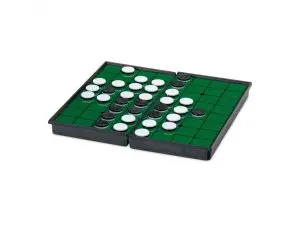 JEU DE REFLEXION CAYRO REVERSI DAMIER MAGNETIQUE 64  CASES 64 PIONS BICOLORES      NOIRS ET BLANCS 2 JOUEURS