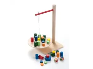 JEU D ADRESSE CAYRO BALANCING GAME 1 SUPPORT EN BOIS 42 BLOCS ET 2 DES 1 A 6 JOUEURS