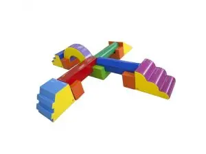 STRUCTURE DE MOTRICITE CULTURECLUB BASE ANTI-DERAPANTE MOUSSE 25KG/M3 ENSEMBLE DE 13 PIECES