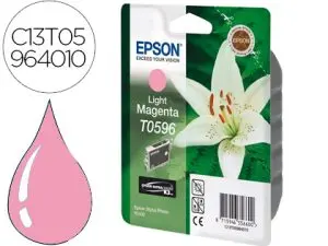 CARTOUCHE EPSON T0596 JET D'ENCRE C13T05964010 COULEUR MAGENTA CLAIR 520P