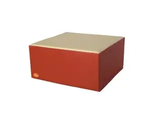 POUF CULTURE CLUB CARRE GRAND HAUTEUR D'ASSISE 30CM