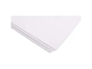 PAPIER CLAIREFONTAINE BRISTOL 50X65CM 205G COLORIS BLANC    PAQUET 25 FEUILLES