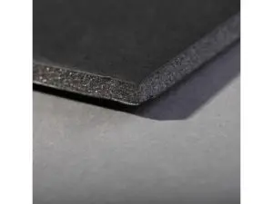 CARTON MOUSSE LOT DE 5 PLAQUES50X65CM EPAISSEUR 5MM COLORIS NOIR CLAIREFONTAINE