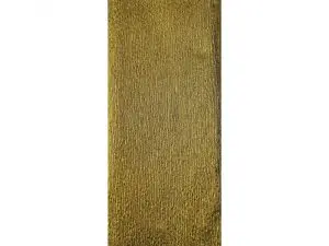 PAPIER CREPON CLAIREFONTAINE METALLISE 0,5X2,5M CREPAGE 60% COLORIS OR 1 FEUILLE