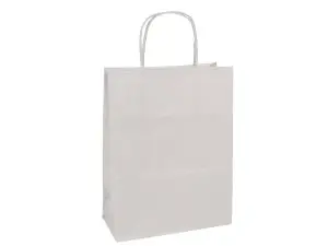 SAC KRAFT CLAIREFONTAINE 16X21X8CM 100G COLORIS BLANC  LOT 25 UNITES