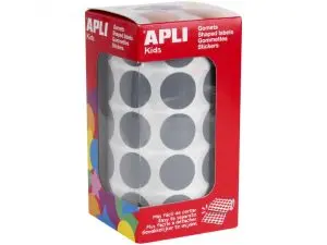 GOMMETTE APLI RONDE 20MM COLORIS GRIS ROULEAU 1770     UNITES