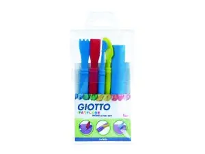 LOT EBAUCHOIRS CANSON PLASTIQUE 5 UNITES COLORIS    ASSORTIS