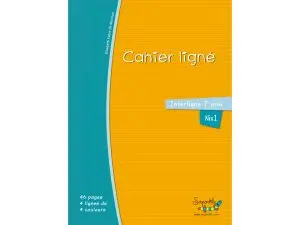 CAHIER HAMELIN SERPODILE 17X22 CM 48 PAGES DOUBLE      LIGNE 7MM NIVEAU 1