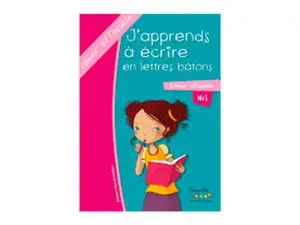 CAHIER APPRENTISSAGE HAMELIN SERPODILE J APPRENDS A ECRIRE EN MAJUSCULE BATON 44 PAGES   AVEC STYLO