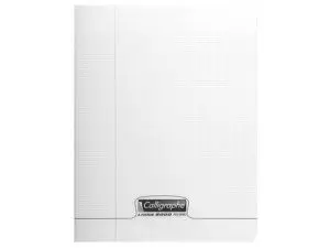 CAHIER CONQUERANT COUVERTURE PP RIGIDE TRANSPARENTE        21X29,7CM 48P SEYES 90G       PIQURE INCOLORE