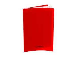 LOT DE 10 CAHIERS CAMBRIDGE POLYPRO ROUGE INDECHIRABLE ET LAVABLE PAPIER VELIN EXTRA    24X32 CM PIQURE 80G SEYES 80G