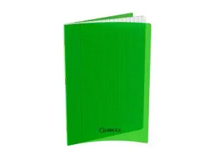 LOT DE 10 CAHIERS CAMBRIDGE POLYPRO VERT  INDECHIRABLE ET LAVABLE PAPIER VELIN EXTRA    24X32 CM PIQURE 80G SEYES 80G