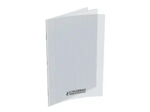 CAHIER CONQUERANT POPLYPROPYLENE INDECHIRABLE ET LAVABLE PAPIER VELIN EXTRA 24X32 CM 60 PAGES SEYES